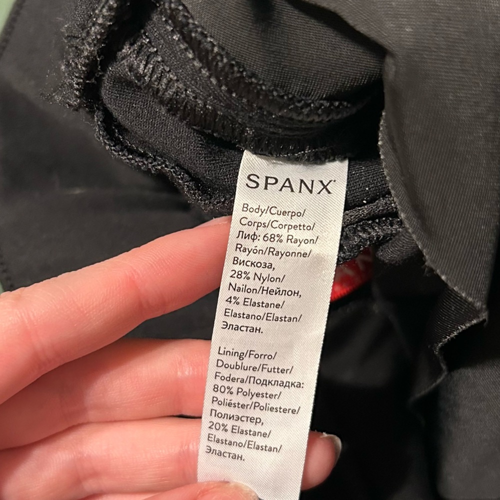 SPANX Classic Black PBP Slim Straight Pants Trousers XS - Picture 6 of 7